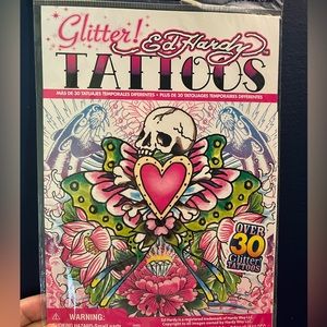 Glitter Ed Hardy Tattoos
